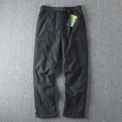 Versatile Cargo Pants with Detachable Fleece Lining for Outdoor Adventures