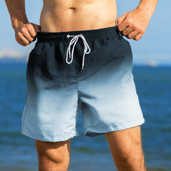 Men's Gradient Printed Fashion Sports Casual Shorts MTA0313D4P