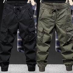 Men's Cargo Pants with Adjustable Waistband - Perfect for Casual and Outdoor Activities