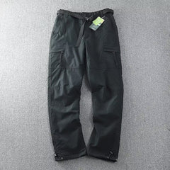 Versatile Cargo Pants with Detachable Fleece Lining for Outdoor Adventures