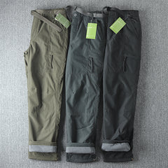 Versatile Cargo Pants with Detachable Fleece Lining for Outdoor Adventures
