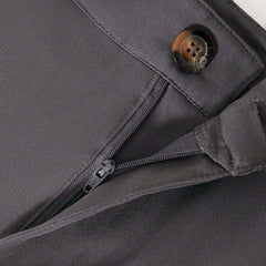 Men's Solid Color Blended Suit Pants MTA0340D5X