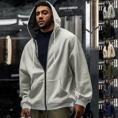 Stylish Zip-Up Hoodie for Men - Perfect for Casual and Sporty Looks