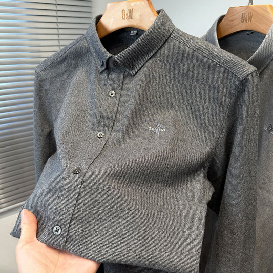 Stylish Button-Up Shirt For Men - Perfect For Casual And Formal Occasions