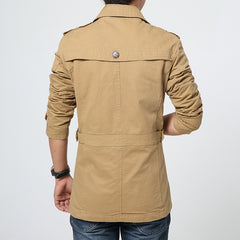 Stylish Men's Trench Coat - Perfect For Casual And Formal Wear