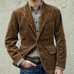 Classic Corduroy Blazer for Men - Perfect for Casual and Formal Occasions