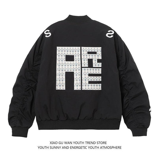 Stylish Embroidered Bomber Jacket for Men - Perfect for Casual and Trendy Looks