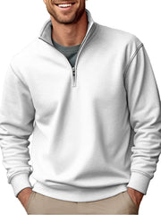 Men's Stylish Quarter-Zip Pullover for Casual and Active Wear