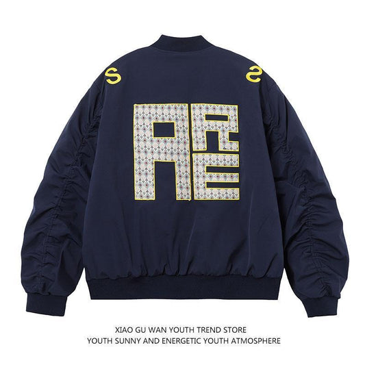 Stylish Embroidered Bomber Jacket for Men - Perfect for Casual and Trendy Looks