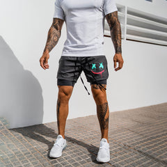 Men's Smiley Shorts Performance Shorts