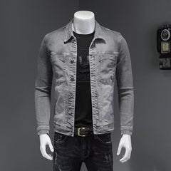 Stylish Men's Denim Jacket - Perfect For Casual And Outdoor Wear