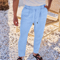 Men's Casual Drawstring Trousers - Perfect for Summer Outdoors