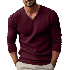 Classic V-Neck Sweater for Men - Perfect for Casual and Formal Wear