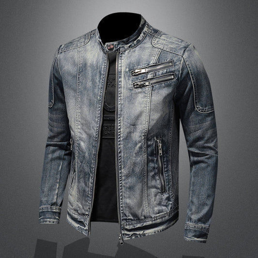 Stylish Denim Jacket For Men - Perfect For Casual And Outdoor Adventures