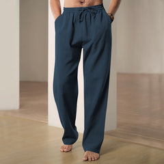 Men's Beach-Ready Drawstring Pants for Summer Outings