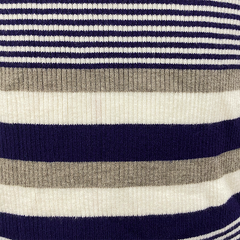 Men's Spring And Summer Casual Horizontal Stripe Knit Short Sleeve T-Shirt MTA1978C7K