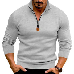 Men's Stylish Half-Zip Pullover for Casual and Sporty Looks