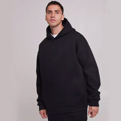 Oversized Hoodie with Stylish Layering Design for Men