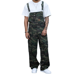 Men's Outdoor Camouflage Print Multi-Pocket Jumpsuit Overall MTA2896C6X