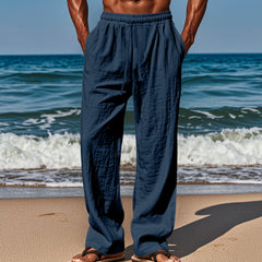 Men's Casual Beachwear Trousers - Perfect for Summer Relaxation