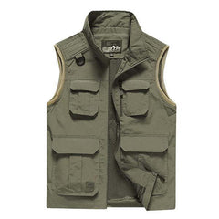 MEN'S OUTDOOR CASUAL QUICK-DRYING VEST 86959973M