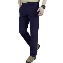 Men's Tactical Cargo Pants with Multiple Pockets and Adjustable Waistband