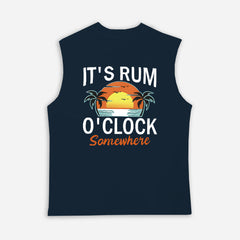 Tropical Sunrise Graphic Tank Top for Men - Perfect for Summer Vacations
