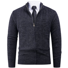 Men's Stylish Half-Zip Sweater for Modern Gentlemen
