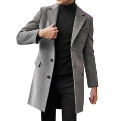 Stylish Longline Overcoat for Men - Perfect for Urban Outfits