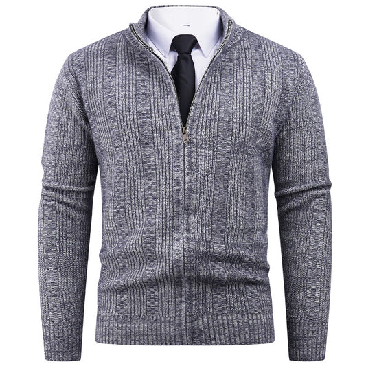 Men's Stylish Half-Zip Sweater for Modern Gentlemen