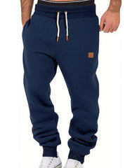 Men's Casual Jogger Pants with Adjustable Drawstring and Side Pockets