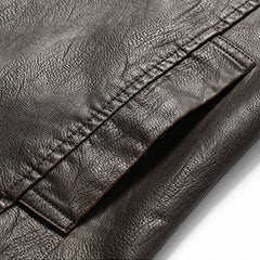 2025 MEN'S VINTAGE DOUBLE LAYER COLLAR LAPEL LEATHER VEST