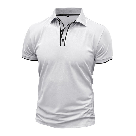 Men's Stylish Olive Green Polo Shirt - Perfect for Casual and Formal Occasions