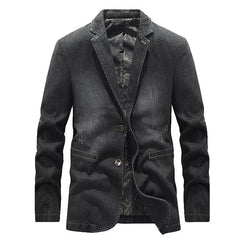 Stylish Denim Blazer for Men - Perfect for Casual and Semi-Formal Occasions