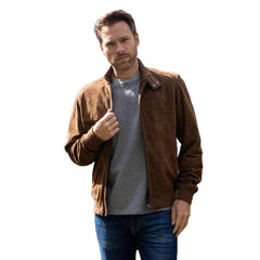 Stylish Brown Jacket for Men - Perfect for Casual and Outdoor Adventures