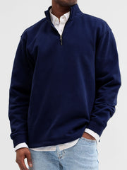 Stylish Quarter-Zip Pullover For Everyday Wear