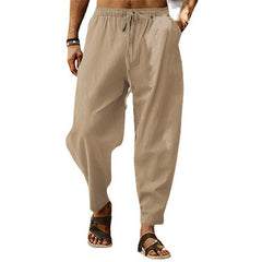Men's Casual Drawstring Harem Pants - Perfect for Summer and Everyday Wear