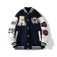 Stylish Embroidered Baseball Jacket for Men - Perfect for Casual and Sporty Looks