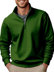Men's Stylish Quarter-Zip Pullover for Casual and Active Wear