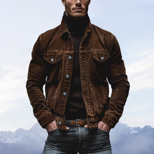 Men's Corduroy Jacket - Stylish and Durable for Everyday Wear