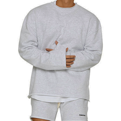 Men's Round Neck Loose Fit Casual Sweatshirt 16815807Z