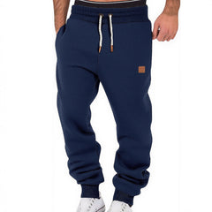 Men's Casual Jogger Pants with Adjustable Drawstring and Side Pockets