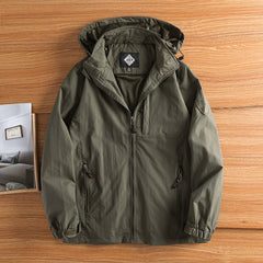 Men's Outdoor Hooded Jacket - Perfect for Hiking and Casual Wear