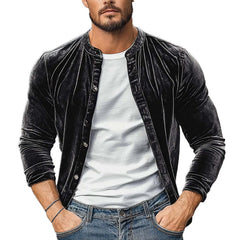 Men's Velvet Vintage Crew Neck Shirt 07180282X