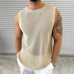 Men's Stylish Mesh Tank Top - Perfect for Summer Outdoors