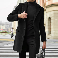 Stylish Longline Overcoat for Men - Perfect for Urban Outfits