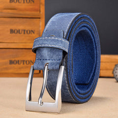Men's Versatile Vintage Canvas Patchwork Belt 02184205U