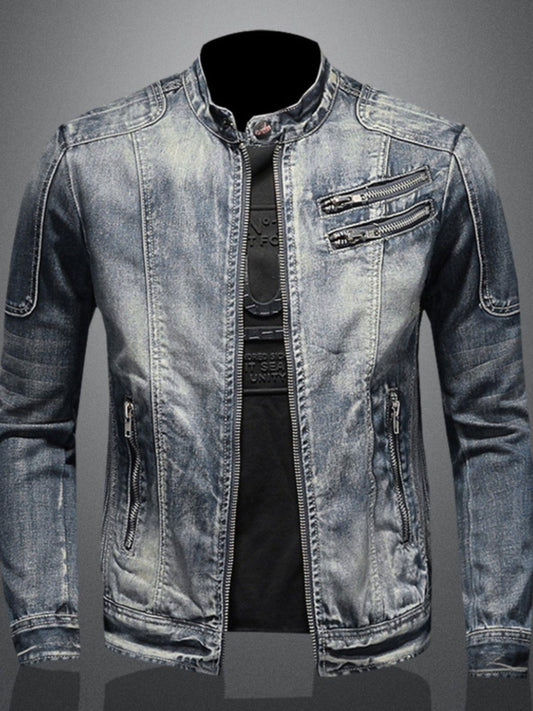 Stylish Denim Jacket for Men - Perfect for Casual and Outdoor Adventures