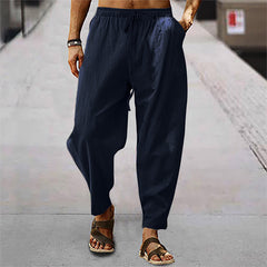 Men's Casual Drawstring Harem Pants - Perfect for Summer and Everyday Wear