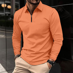 Stylish Men's Quarter-Zip Pullover For Modern Fashionistas